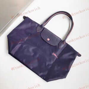 💓Le Pliage Nylon Large Shoulder Bag Tote Purple